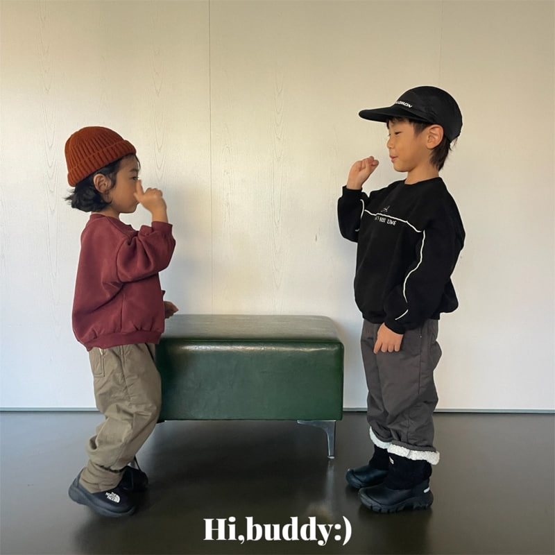 Hi buddy - Korean Children Fashion - #kidzfashiontrend - Strap Sweatshirt - 5