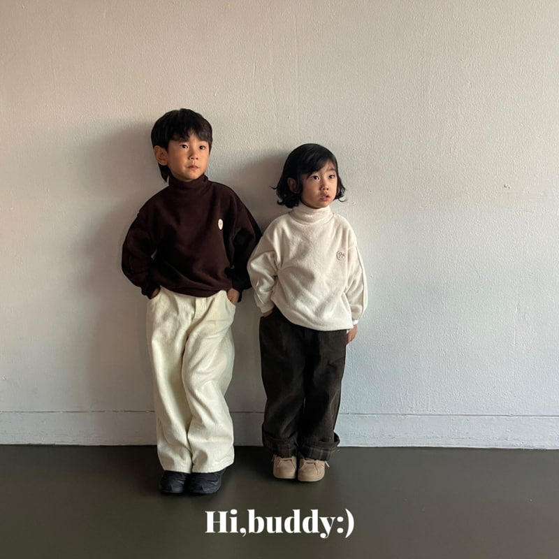 Hi buddy - Korean Children Fashion - #littlefashionista - Cozy Turtleneck Tee - 5