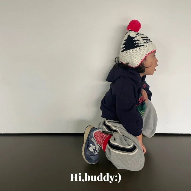 Hi buddy - Korean Children Fashion - #littlefashionista - Tape Jogger Pants