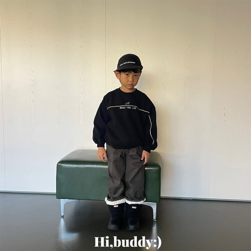 Hi buddy - Korean Children Fashion - #littlefashionista - Strap Sweatshirt - 7