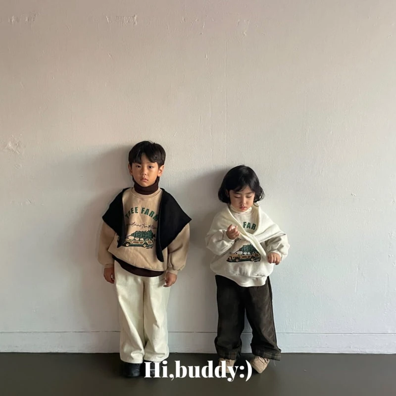 Hi buddy - Korean Children Fashion - #magicofchildhood - Tree Farm Sweatshirt - 5