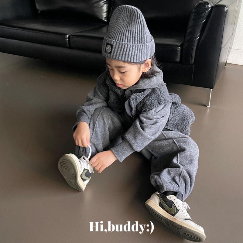 Hi buddy - Korean Children Fashion - #magicofchildhood - Terry Pintuck Jogger Pants