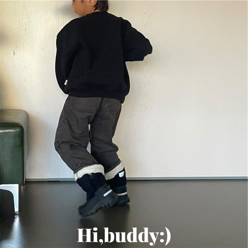 Hi buddy - Korean Children Fashion - #littlefashionista - Boa Winter Pants - 4