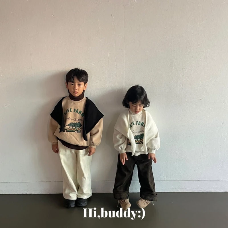 Hi buddy - Korean Children Fashion - #minifashionista - Tree Farm Sweatshirt - 6