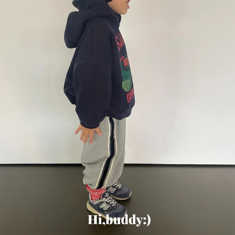 Hi buddy - Korean Children Fashion - #minifashionista - Tape Jogger Pants - 3