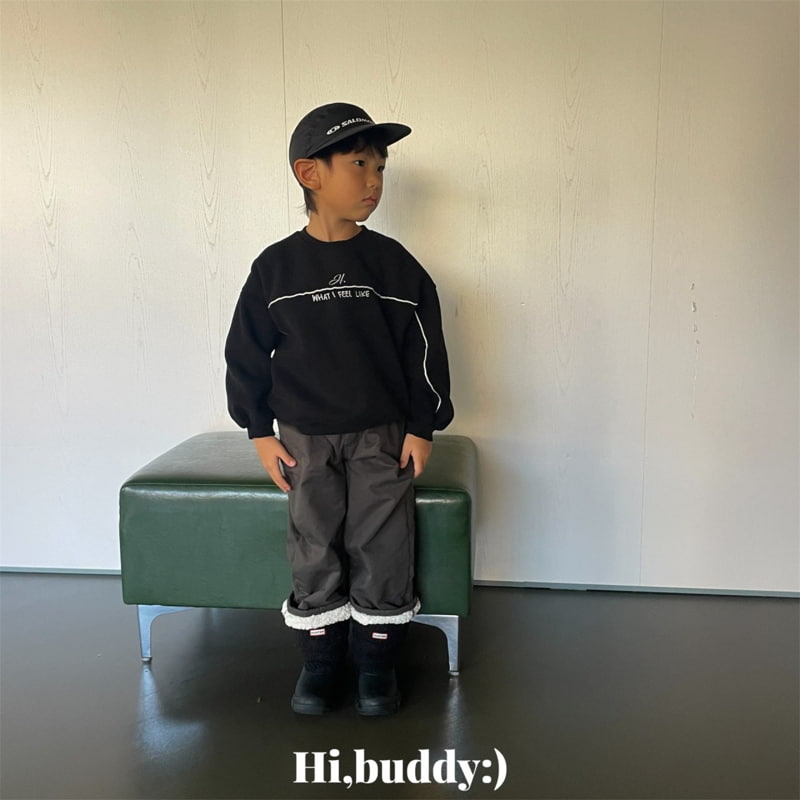 Hi buddy - Korean Children Fashion - #minifashionista - Strap Sweatshirt - 9