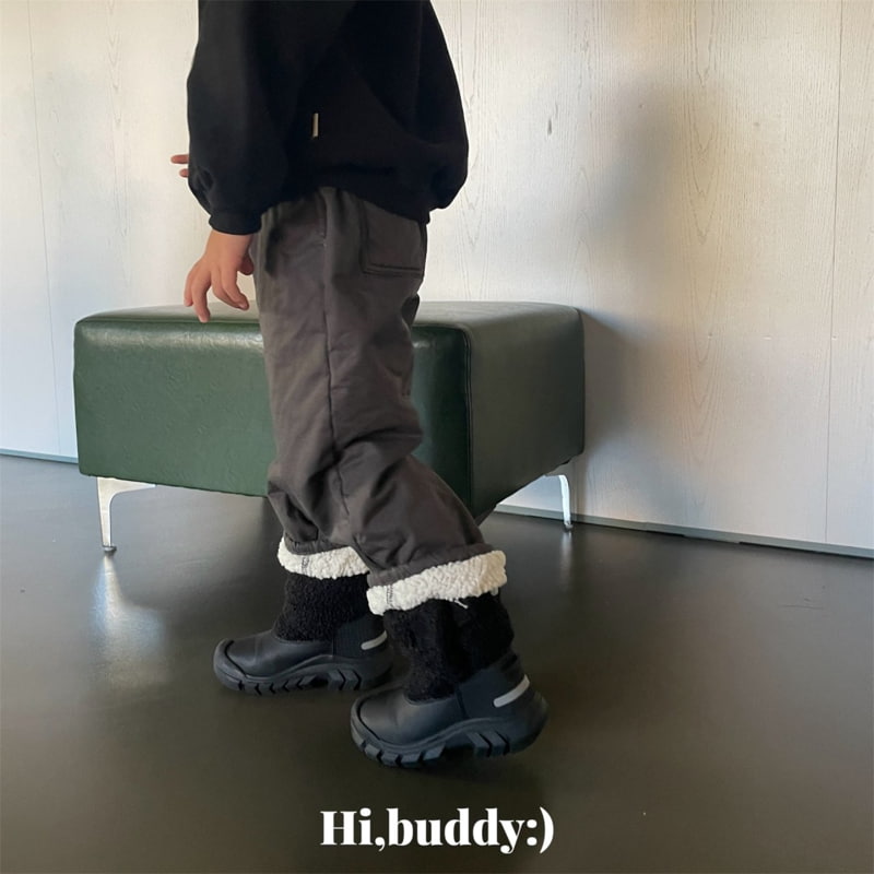 Hi buddy - Korean Children Fashion - #minifashionista - Boa Winter Pants - 5