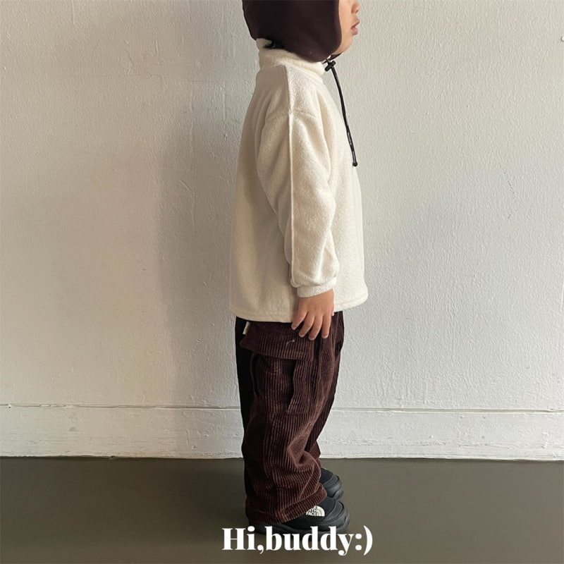 Hi buddy - Korean Children Fashion - #magicofchildhood - Bubble Corduroy Cargo Pants - 4