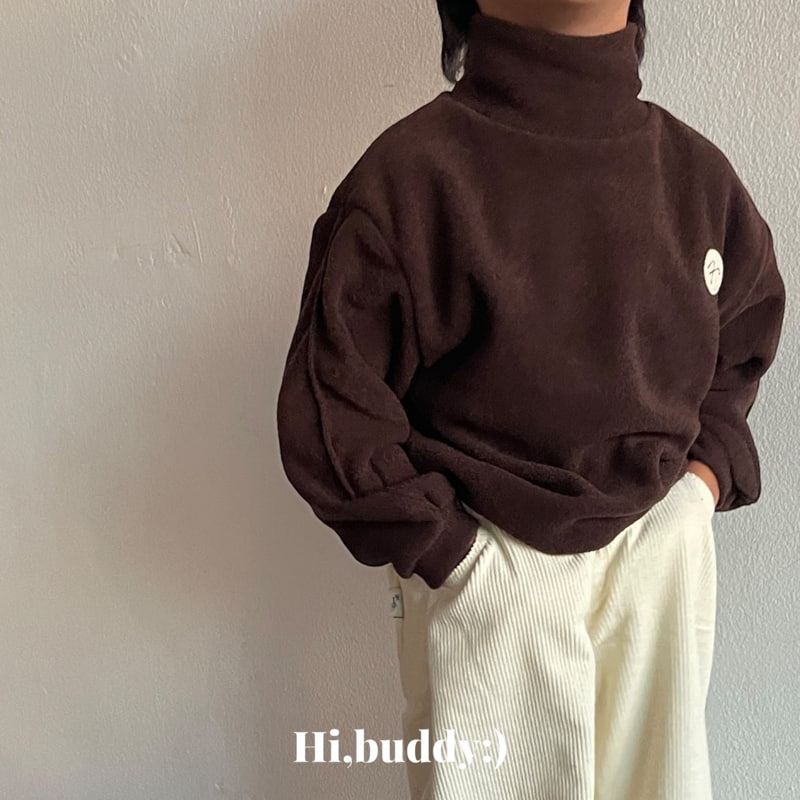 Hi buddy - Korean Children Fashion - #prettylittlegirls - Cozy Turtleneck Tee - 8