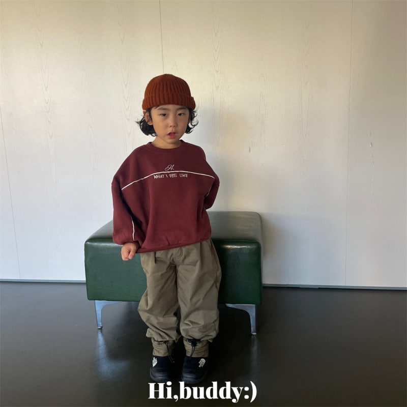 Hi buddy - Korean Children Fashion - #prettylittlegirls - Strap Sweatshirt - 10