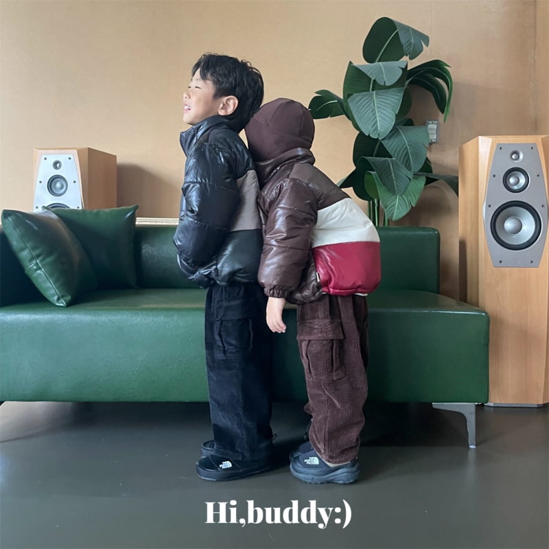 Hi buddy - Korean Children Fashion - #stylishchildhood - Bubble Corduroy Cargo Pants - 8