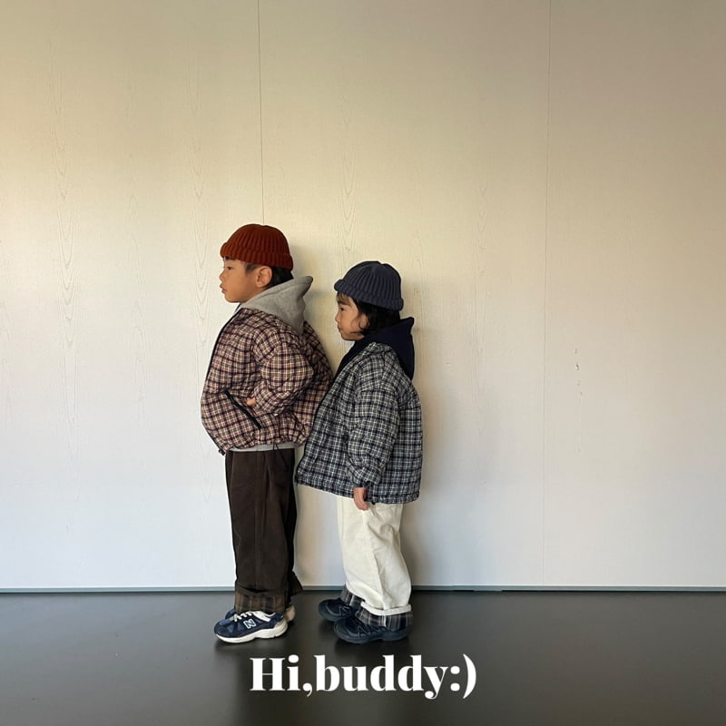 Hi buddy - Korean Children Fashion - #toddlerclothing - Corduroy Check Pants - 4