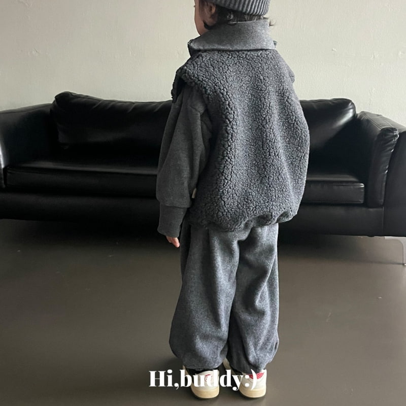 Hi buddy - Korean Children Fashion - #todddlerfashion - Winter Fleece Vest - 10