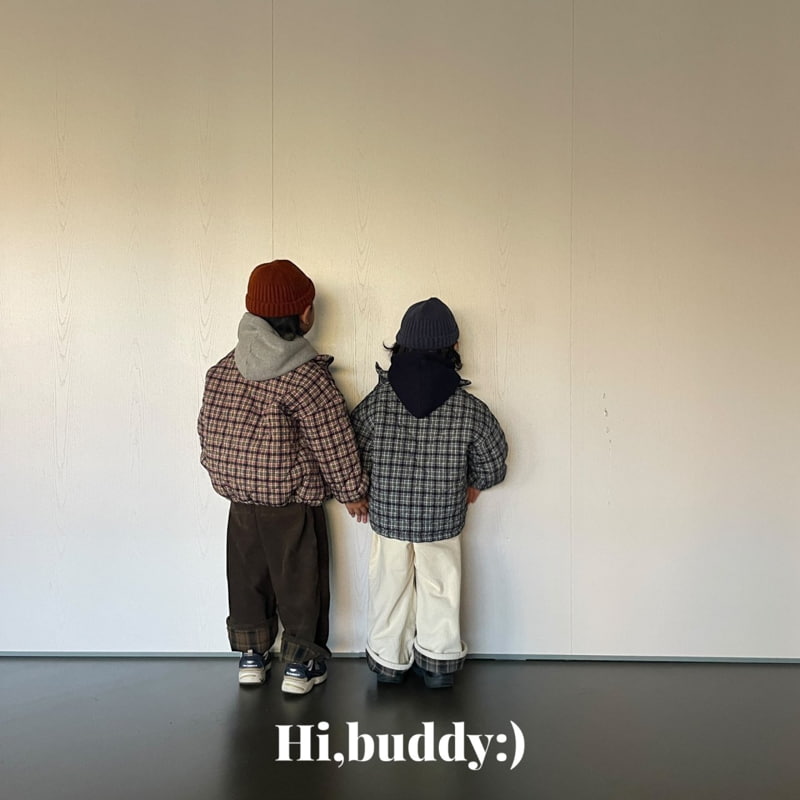 Hi buddy - Korean Children Fashion - #toddlerclothing - Corduroy Check Pants - 3