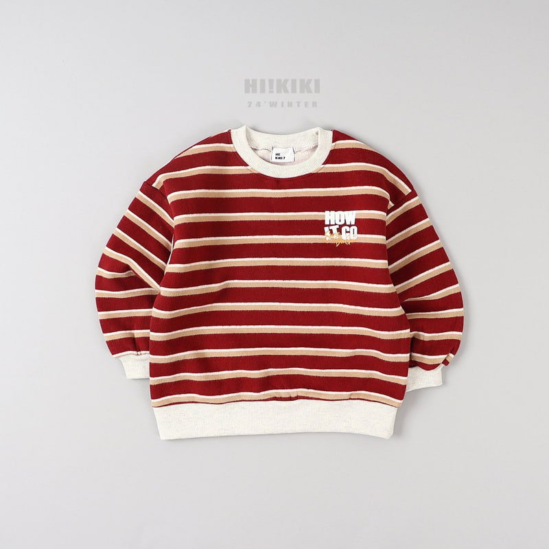 Hikiki - Korean Children Fashion - #childrensboutique - Striped Sweatshirt - 7