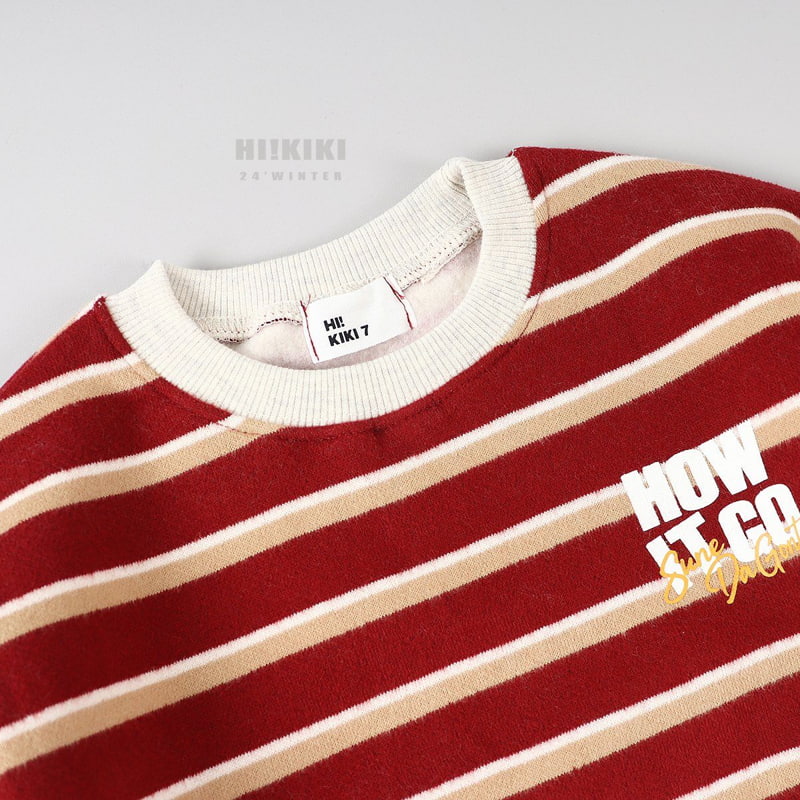 Hikiki - Korean Children Fashion - #designkidswear - Striped Sweatshirt - 8