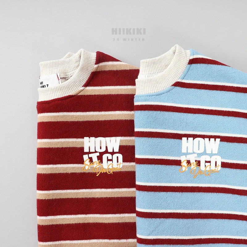 Hikiki - Korean Children Fashion - #discoveringself - Striped Sweatshirt - 9