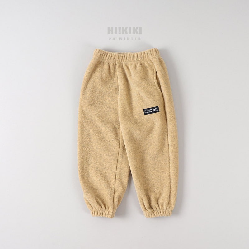 Hikiki - Korean Children Fashion - #prettylittlegirls - Label Jogger Pants - 5