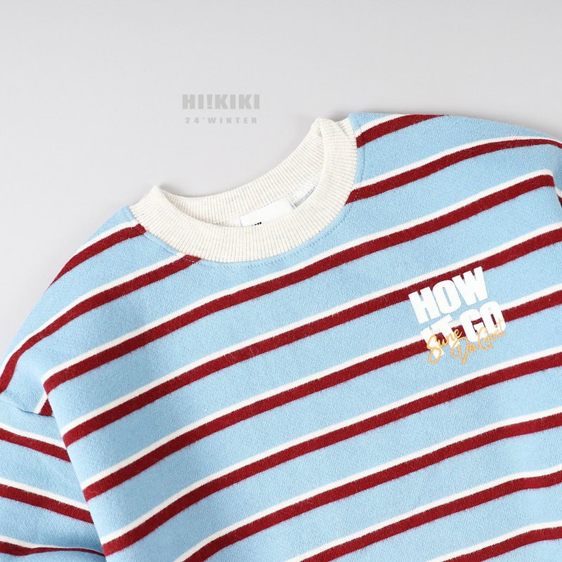 Hikiki - Korean Children Fashion - #minifashionista - Striped Sweatshirt - 4