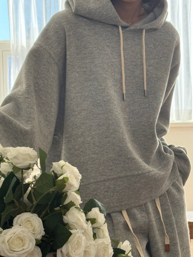 Hiyann - Korean Women Fashion - #restrostyle - Wool Kai Hood Top - 11