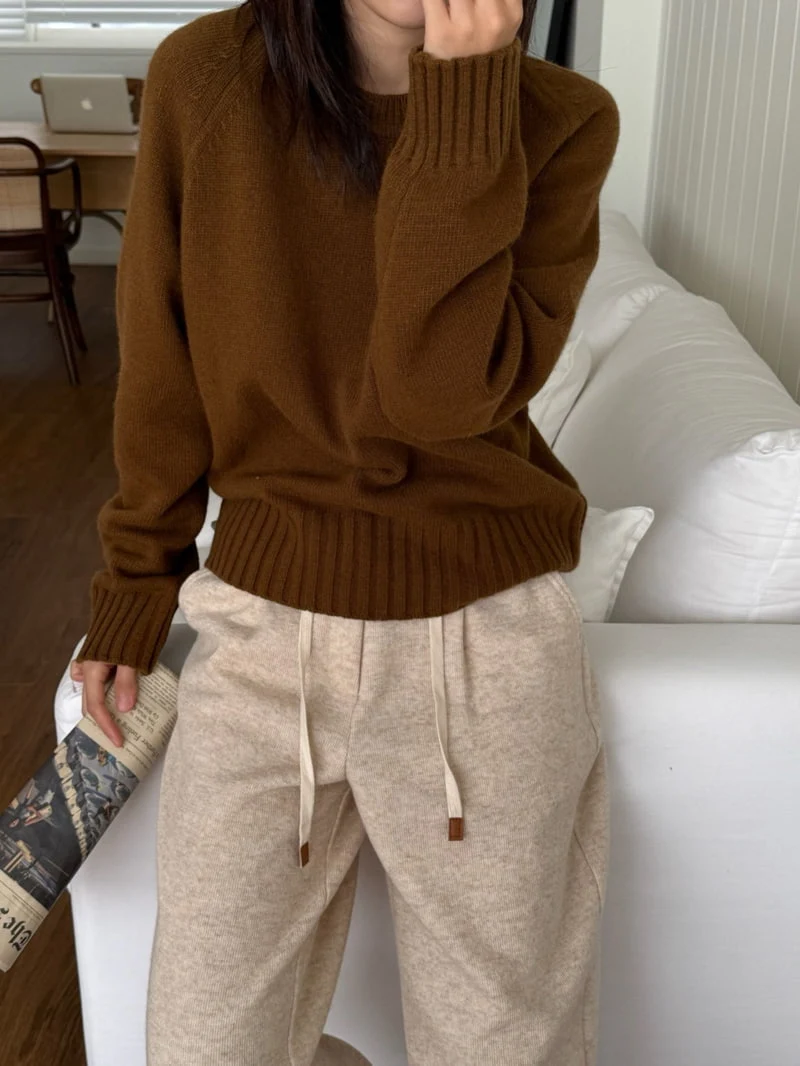 Hiyann - Korean Women Fashion - #romanticstyle - Wool Jogger Pants - 11