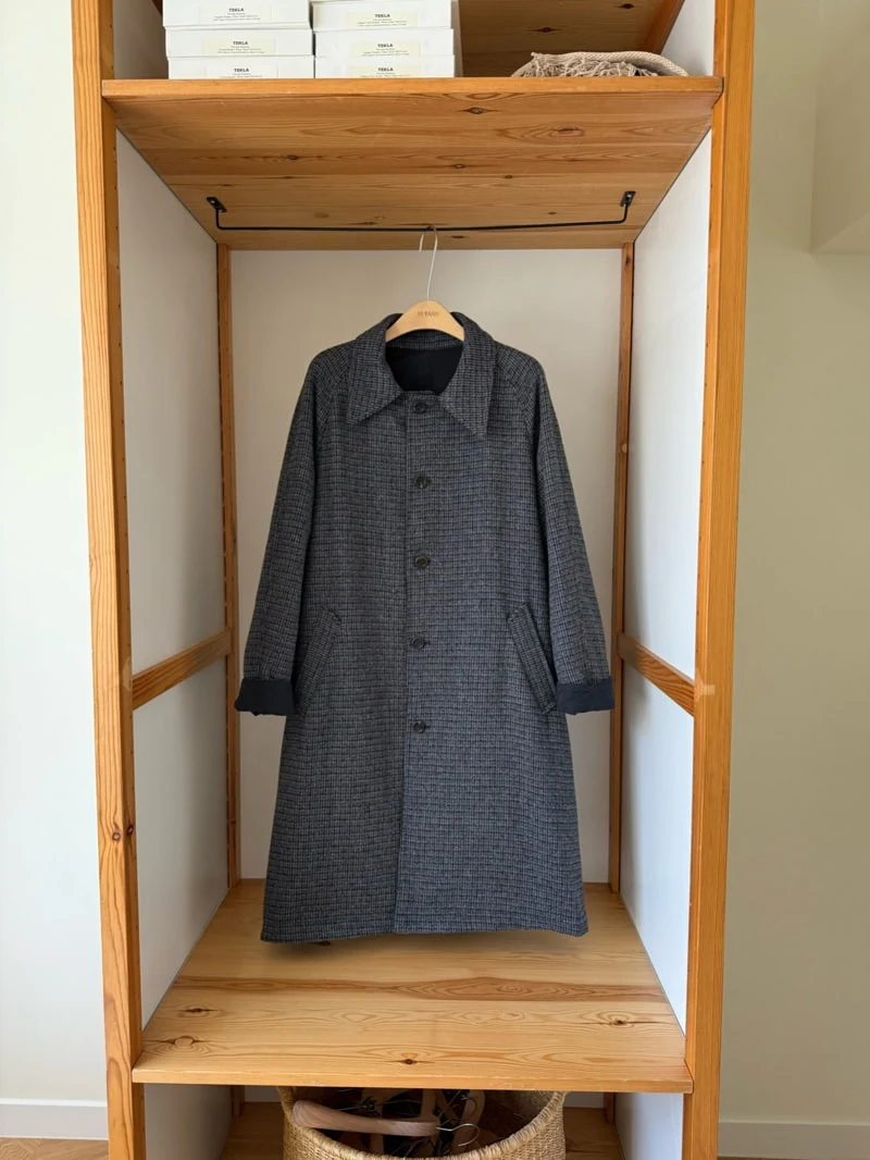 Hiyann - Korean Women Fashion - #vintageinspired - Reversible Check Trench Coat - 5