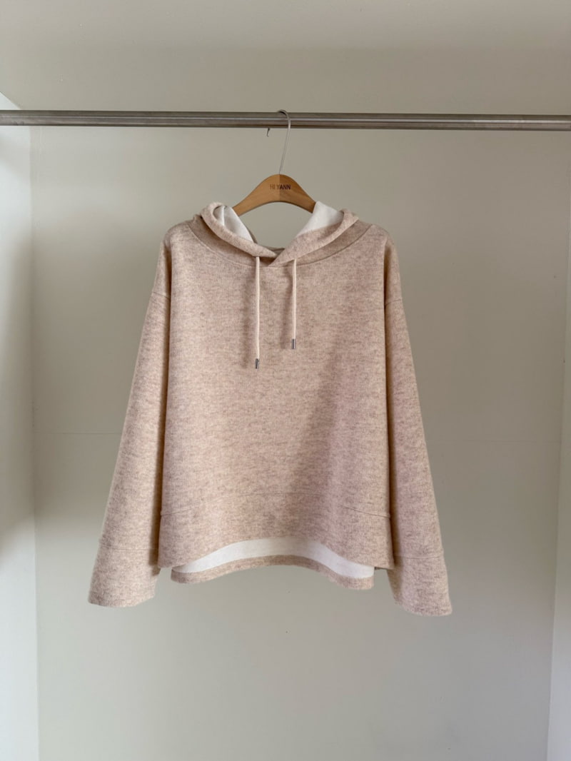 Hiyann - Korean Women Fashion - #womensfashion - Wool Kai Hood Top