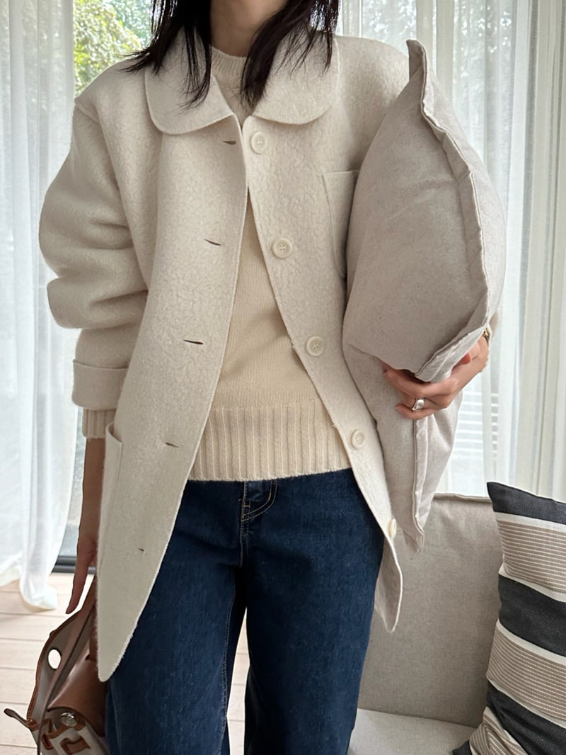 Hiyann - Korean Women Fashion - #womensfashion - Alpaca Wool Jacket - 8