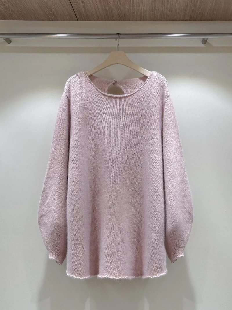 J dew - Korean Women Fashion - #momslook - Raccoon Wool Puff Pullover - 10