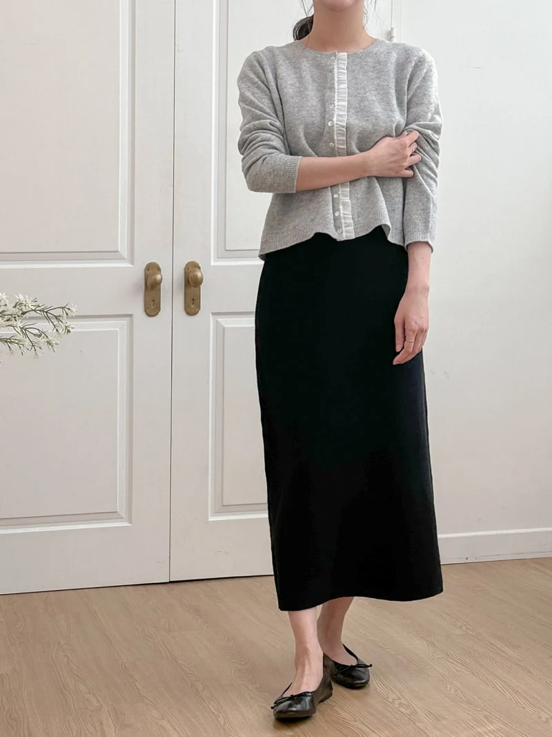 J dew - Korean Women Fashion - #momslook - Wool Knit Skirt - 7