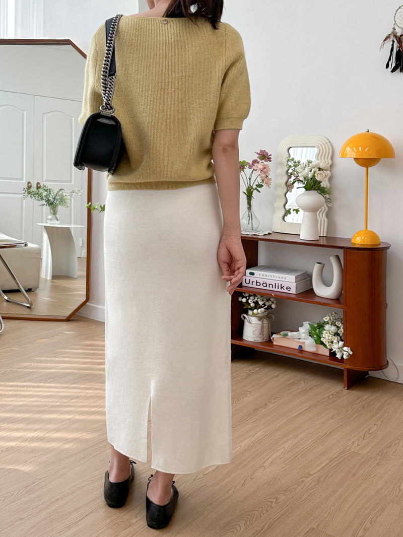 J dew - Korean Women Fashion - #restrostyle - Wool Knit Skirt - 2