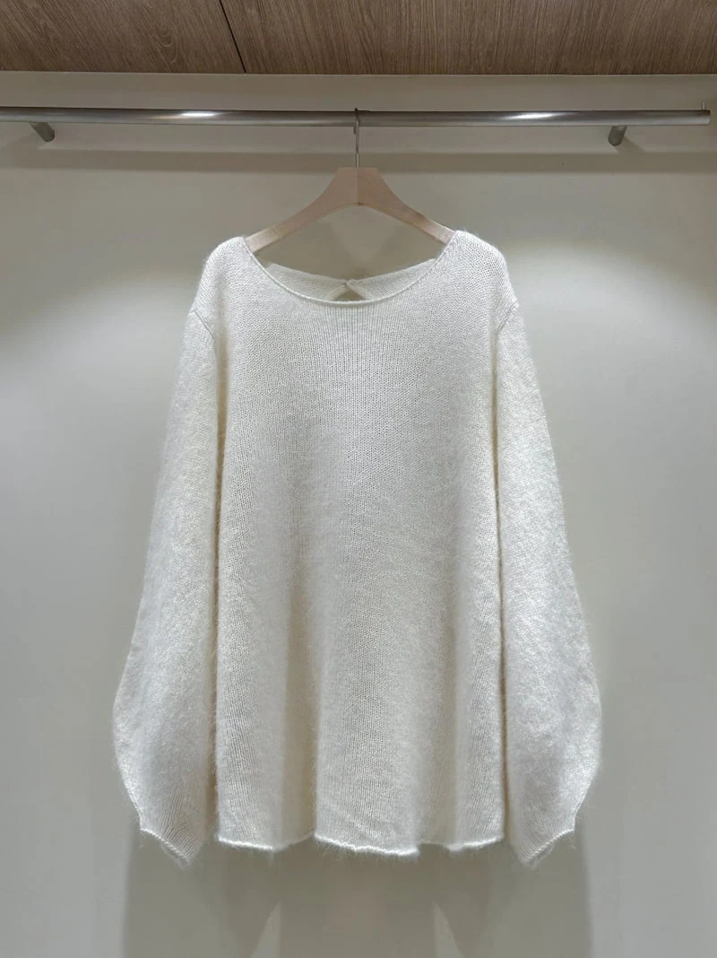 J dew - Korean Women Fashion - #womensfashion - Raccoon Wool Puff Pullover - 11