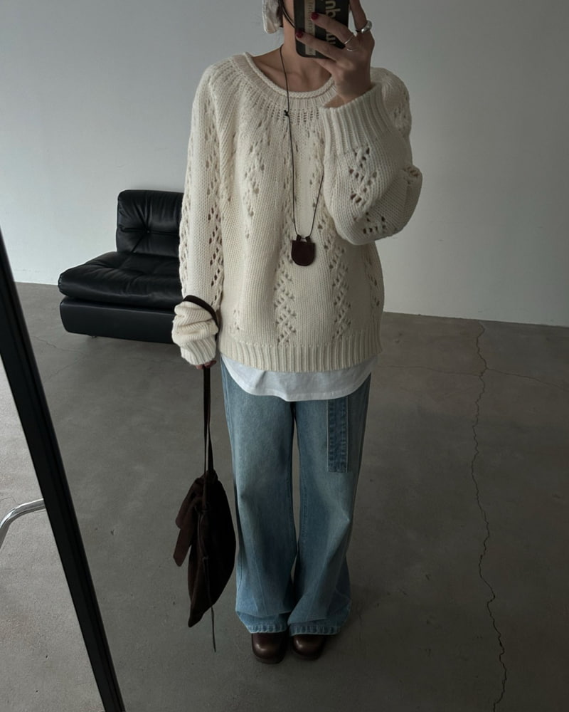 Jade Market - Korean Women Fashion - #momslook - Isabell Knit Pullover