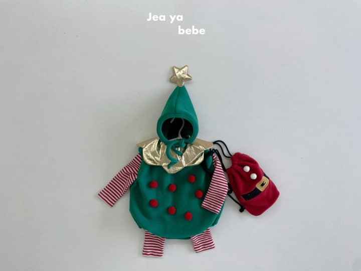 Jeaya & Mymi - Korean Baby Fashion - #babyboutique - Christmas Bodysuit with Hat - 10