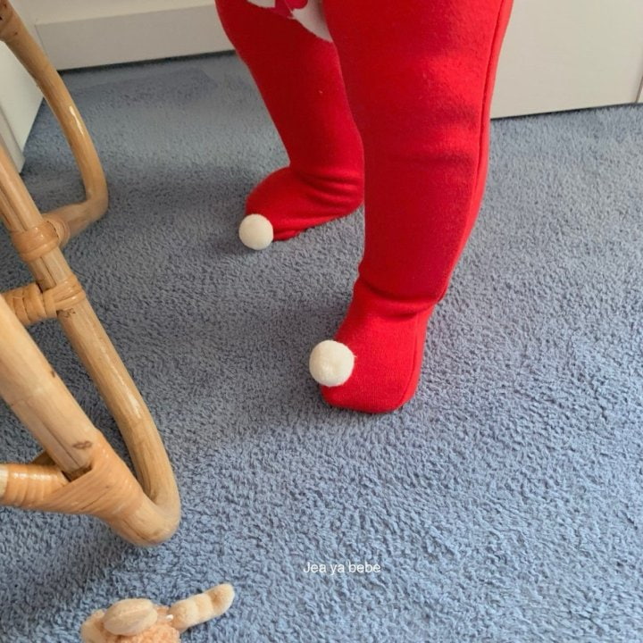 Jeaya & Mymi - Korean Baby Fashion - #babyboutiqueclothing - Santa Foot Leggings - 2