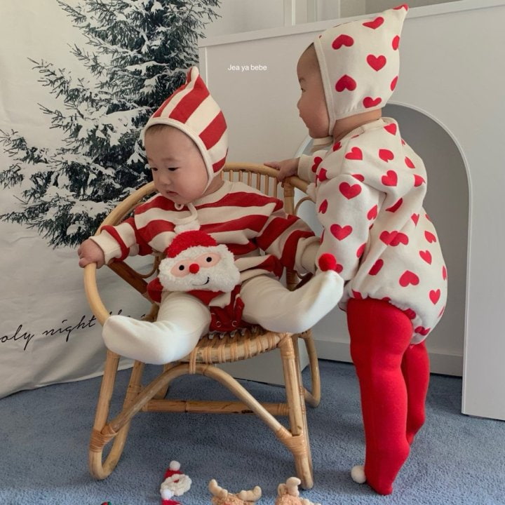 Jeaya & Mymi - Korean Baby Fashion - #babyboutiqueclothing - Santa Romper