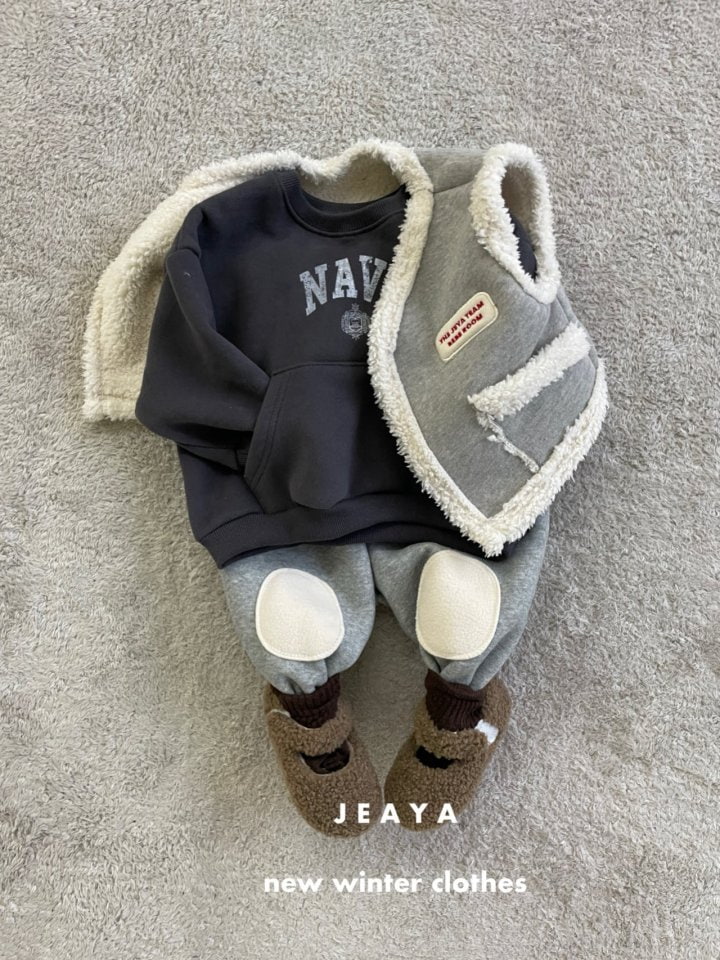 Jeaya & Mymi - Korean Baby Fashion - #babyfashion - Navy Sweatshirts - 8