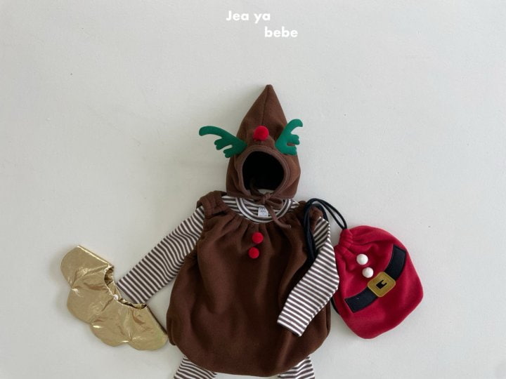 Jeaya & Mymi - Korean Baby Fashion - #babyfever - Christmas Bodysuit with Hat