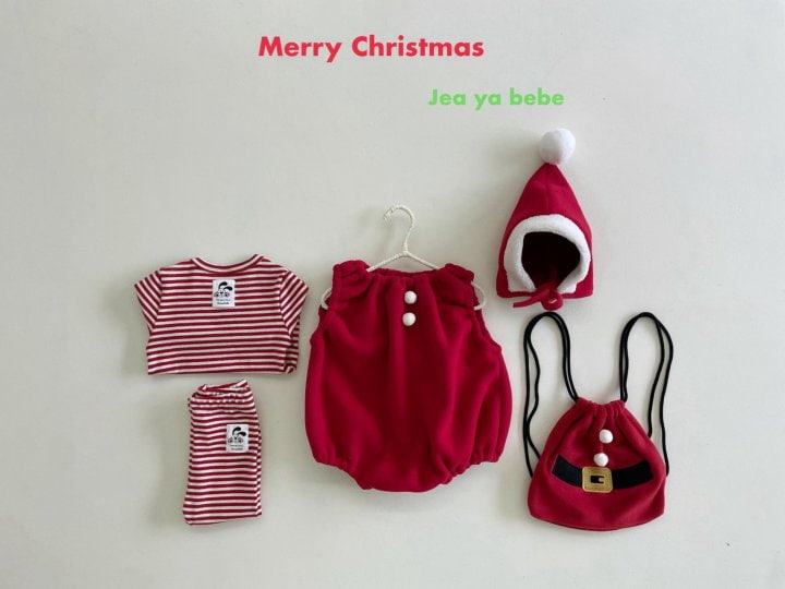 Jeaya & Mymi - Korean Baby Fashion - #babygirlfashion - Christmas Bodysuit with Hat