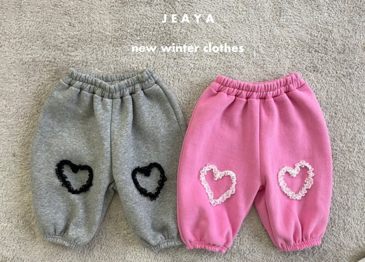 Jeaya & Mymi - Korean Baby Fashion - #babygirlfashion - Heart Lace Sweatshirts - 4