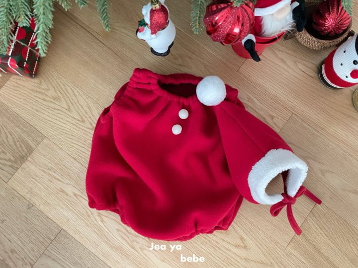 Jeaya & Mymi - Korean Baby Fashion - #babylifestyle - Christmas Bodysuit with Hat - 3