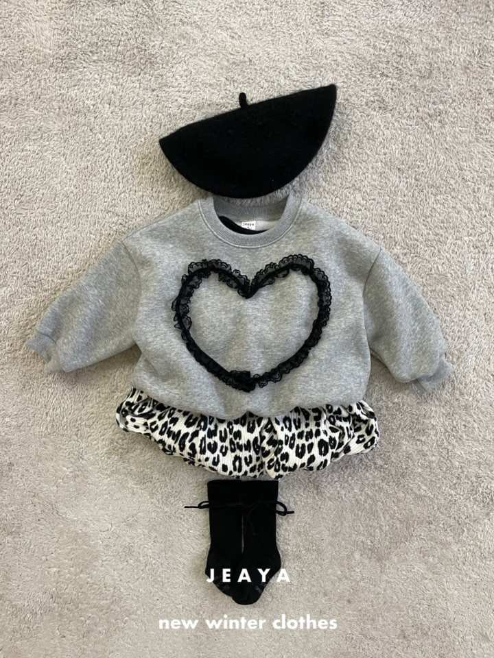 Jeaya & Mymi - Korean Baby Fashion - #babyoninstagram - Heart Lace Sweatshirts - 5