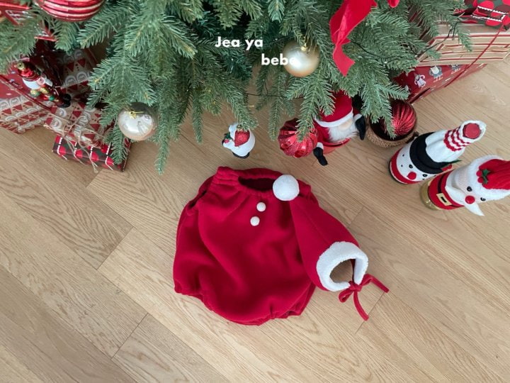 Jeaya & Mymi - Korean Baby Fashion - #babylifestyle - Christmas Bodysuit with Hat - 4