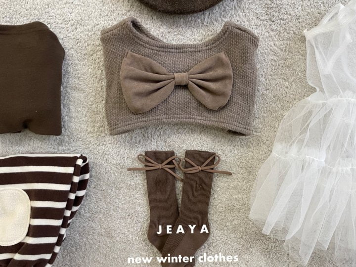 Jeaya & Mymi - Korean Baby Fashion - #babyoutfit - Crop Knit Top - 4