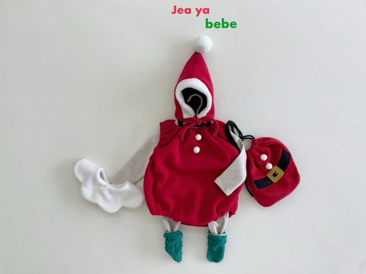 Jeaya & Mymi - Korean Baby Fashion - #babyoutfit - Christmas Bodysuit with Hat - 5