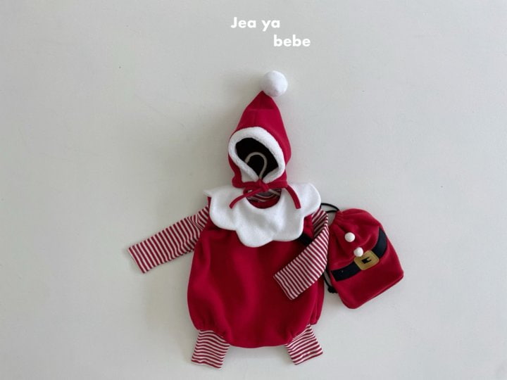 Jeaya & Mymi - Korean Baby Fashion - #babyoutfit - Christmas Bodysuit with Hat - 6