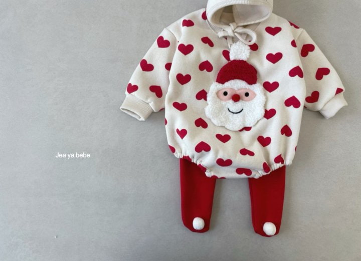 Jeaya & Mymi - Korean Baby Fashion - #onlinebabyboutique - Santa Romper - 3