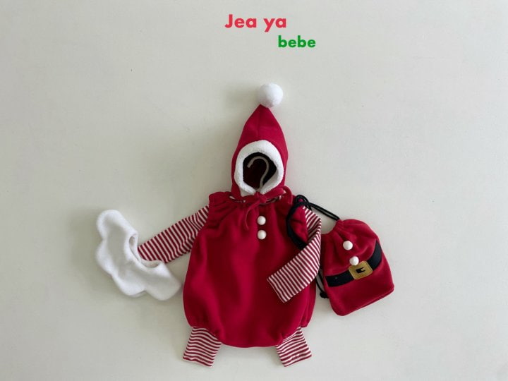 Jeaya & Mymi - Korean Baby Fashion - #onlinebabyboutique - Christmas Bodysuit with Hat - 8