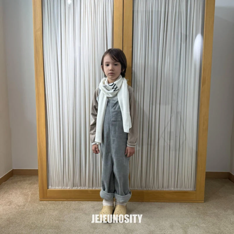 Jejeunosity - Korean Children Fashion - #childofig - Corduroy Berry Long Overalls - 4