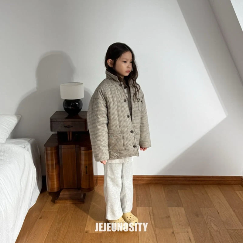 Jejeunosity - Korean Children Fashion - #childrensboutique - Checkmate Padding Jacket - 5